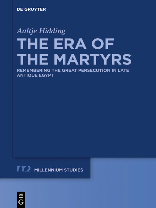 Cover image for The Era of the Martyrs